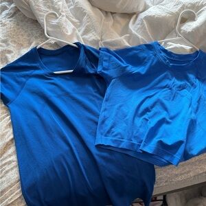 Swiftly tech Vibrant Blue T-Shirt Set lululemon ONLY SELLING THE LEFT SIZE 6